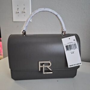 Ralph Lauren Gray Satchel Bag